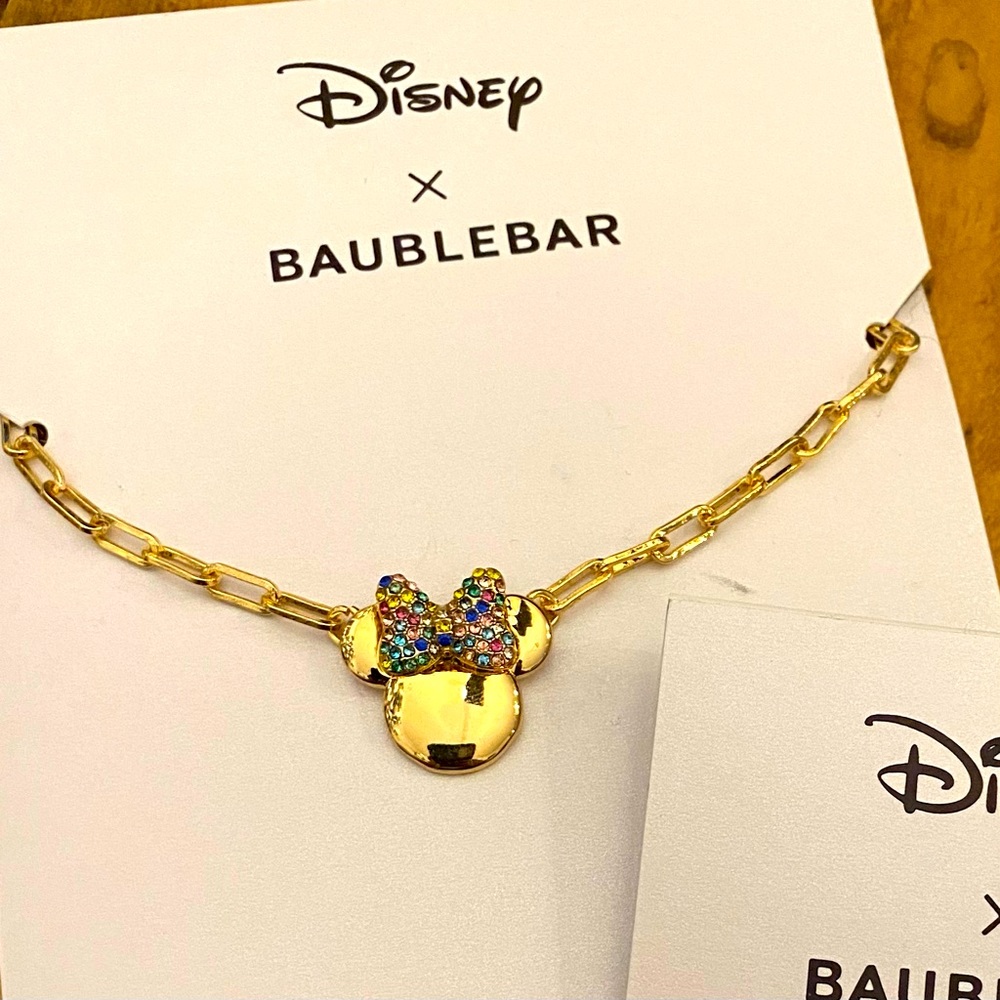 Disney X BAUBLEBAR Minnie bow Necklace